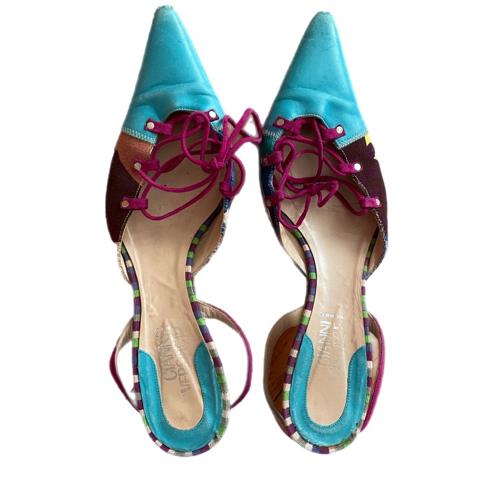 gianni versace kitten heels